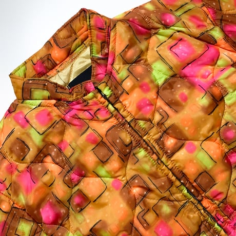1970's Red Head Quilting Jacket