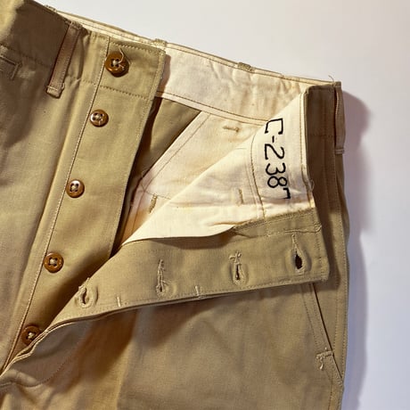 1940's US.ARMY M-45 Chino Trousers Deadstock