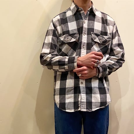1980〜90's ST JOHN'S BAY Heavy Flannel L/S Shirt