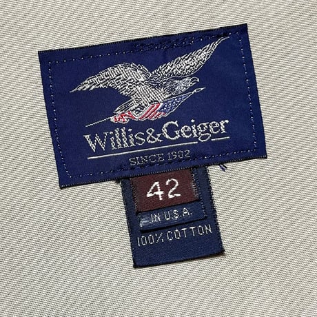 1990's Willis&Geiger Safari Jacket