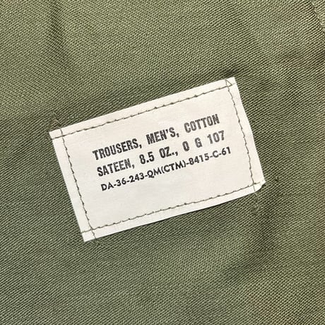 1960's US.ARMY Utility Trousers Deadstock