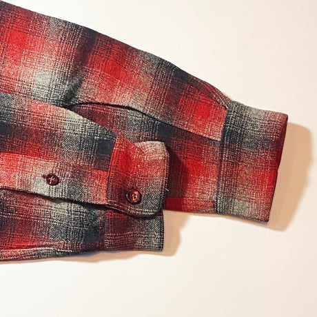 1940〜50's BLACK BEAR Wool L/S Shirt Deadstock