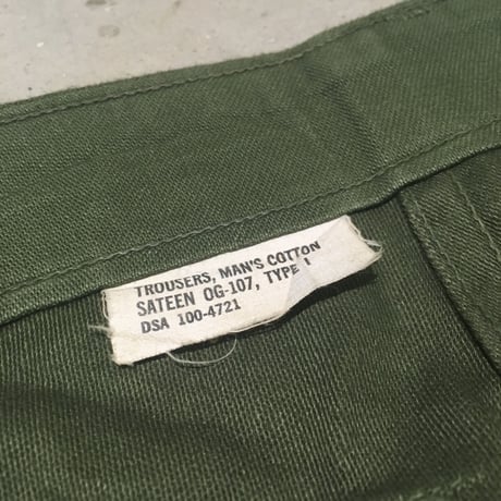 1960〜70's US.ARMY Utility Trousers