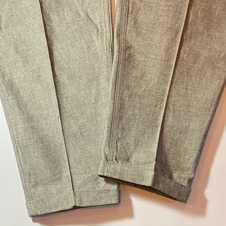 1950's〜 Unknown Cotton Trousers Deadstock