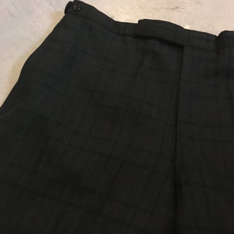 1960's Unknown Wool Tapered Slacks
