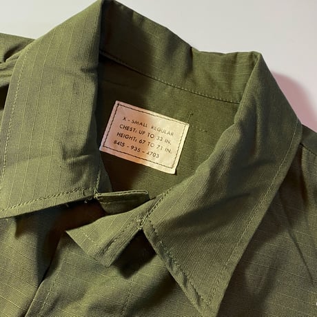 1970's US.ARMY Jungle Fatigue 4th Jacket Deadstock