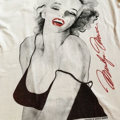 1990's DIAMOND DUST Marilyn Monroe Printed Tee