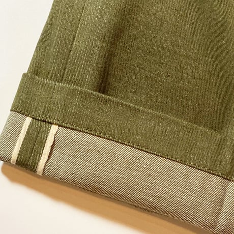 1950's British Army Green Denim Trousers Deadstock