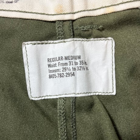 1960's US.ARMY M-65 Field Trousers Deadstock
