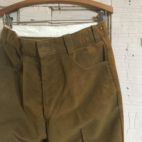 1960's Goachman Ltd. Velours Tapered Pants