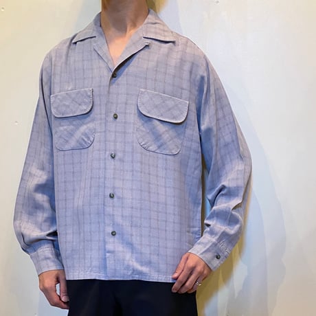 1950's〜 Sportsman Rayon L/S Shirt
