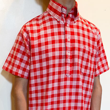 1970's reyn spooner Palaka Check Pullover S/S Shirt