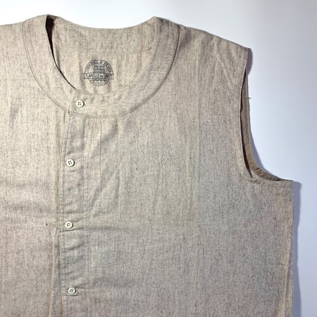 1940〜50's French Unknown Farmer Vest Deadstock