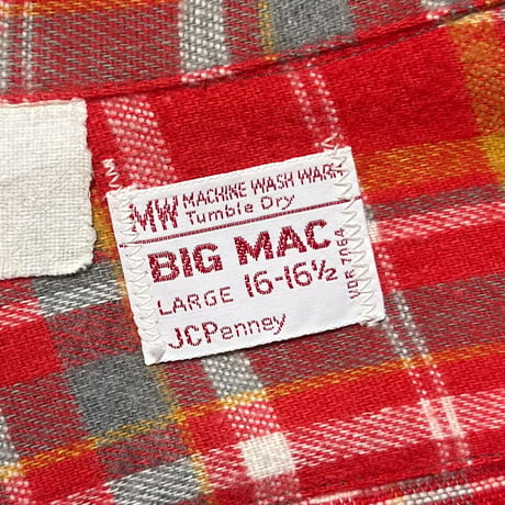1970's BIG MAC Flannel L/S Shirt