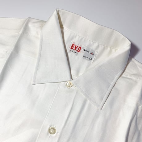 1960's B.V.D. Rayon S/S Shirt Deadstock