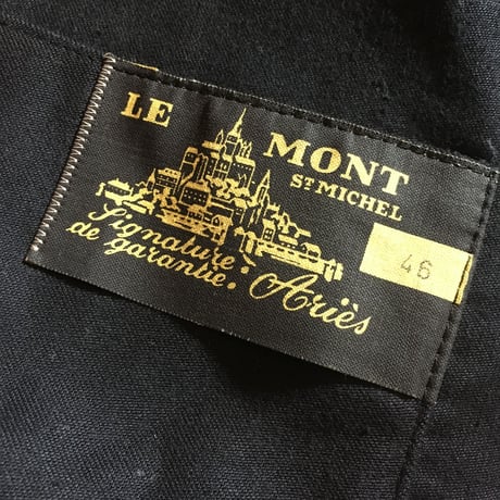 1950's LE MONT ST MITCHEL Black Moleskin Jacket