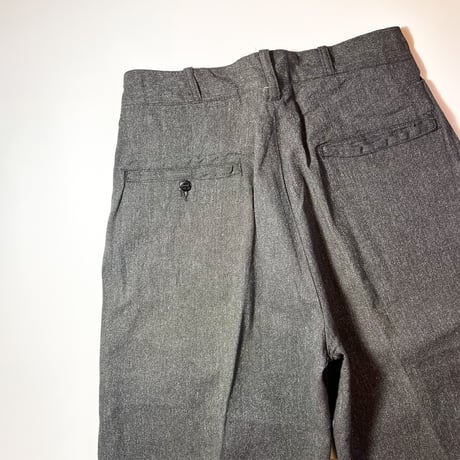 1940's Unknown Black Chambray Trousers