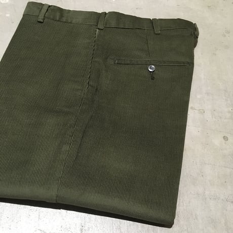 1960's〜 Unknown Corduroy Tapered Pants Deadstock