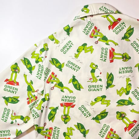 1970's Admiral Sportswear GREEN GIANT Coach Jacket