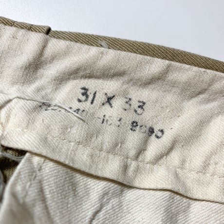 1950's US.ARMY Chino Trousers