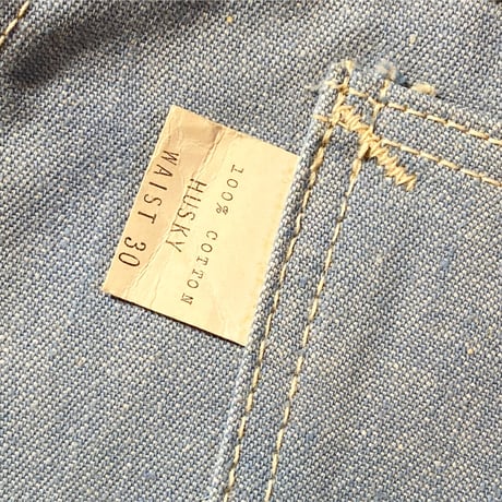 1960's Unknown Cotton Double Knee Trousers Deadstock
