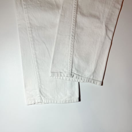 1960's〜 Levi's 518 White Denim Tapered Pants