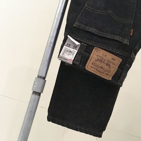 1990's Levi's 550 Black Denim Pants Deadstock