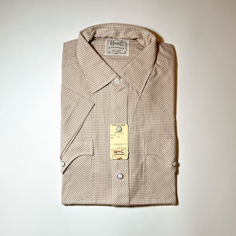 1960's H BAR C Western S/S Shirt Deadstock