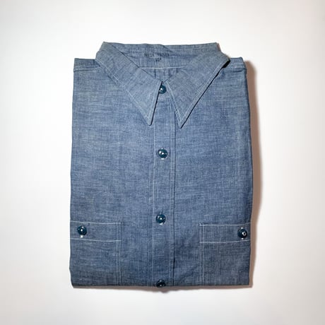 1940's US.NAVY Chambray L/S Shirt Deadstock