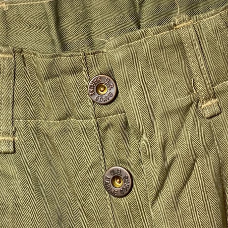 1940's USMC P-41 Herringbone Trousers Deadstock