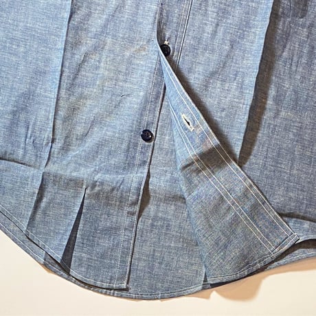 1950〜60's Sears Chambray S/S Shirt Deadstock