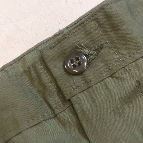 1960's Unknown Poplin Utility Trousers Deadstock