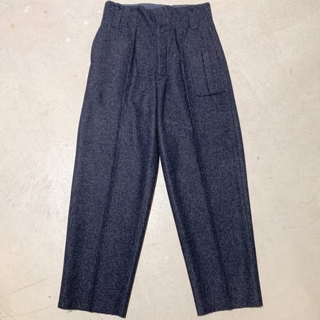 1960's Netherlands Military Wool Trousers Deadstock