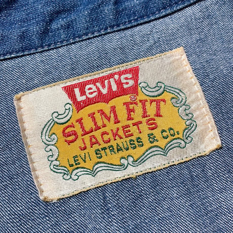 1960〜70's Levi's SLIM FIT Denim Jacket