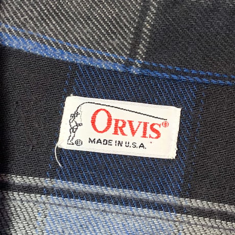 1980〜90's ORVIS Heavy Flannel L/S Shirt