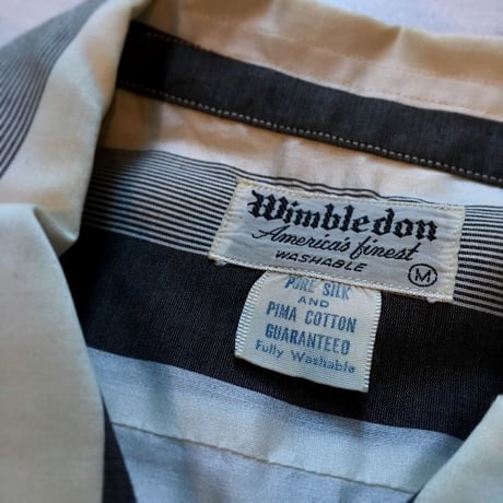 1960's Wimbledon Cotton&Silk L/S Shirt