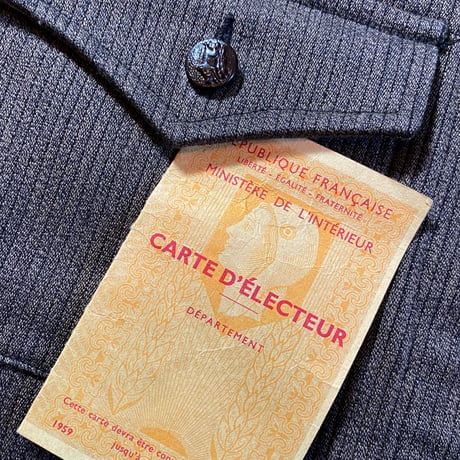 1950's L'AGRICULTEUR Pique Hunting Jacket Deadstock