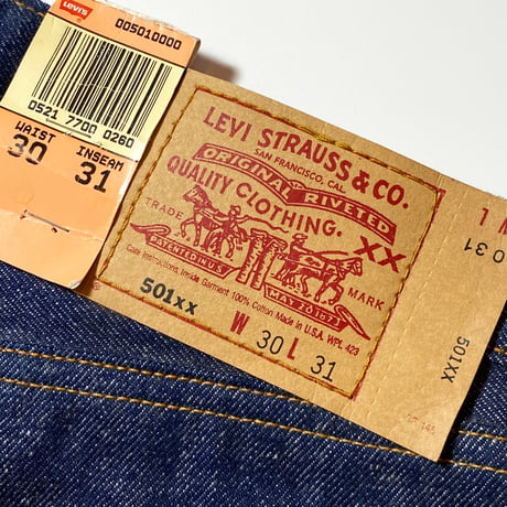 1990's Levi's 501 Denim Pants Deadstock