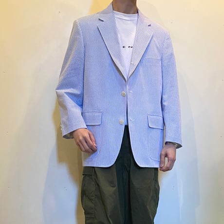 1980's Brooks Brothers Seersucker Tailored Jacket