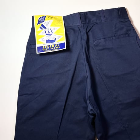 1960's FEDERAL DEPT. STORES Chino Trousers Deadstock