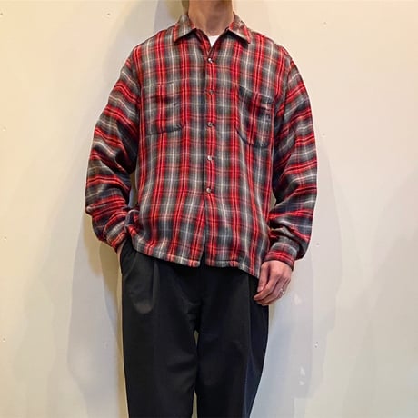 1950's McGREGOR Rayon L/S Shirt