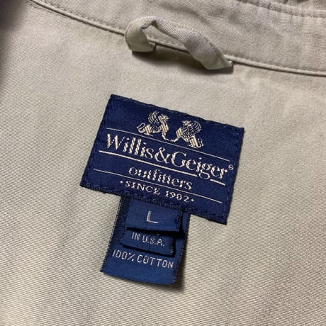 1990's Willis&Geiger Safari Jacket