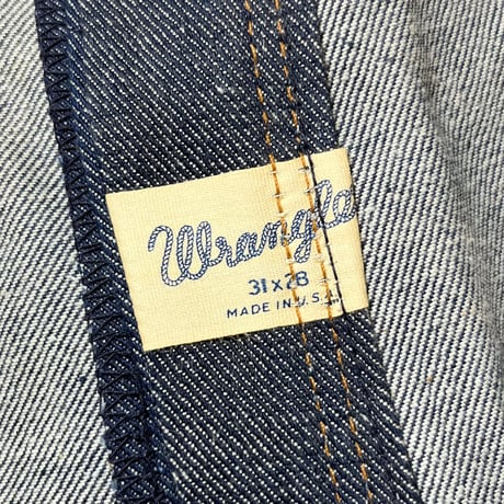 1960〜70's Wrangler 12MWZ Denim Pants Deadstock