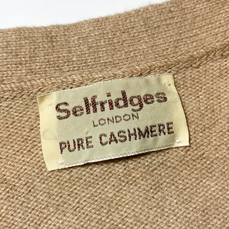 1970's Selfridges Cashmere Cardigan