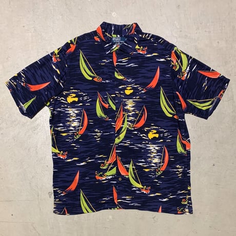 1990's〜 Polo by Ralph Lauren Rayon S/S Shirt