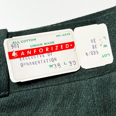 1960's 5 BROTHER Whipcord Trousers Deadstock