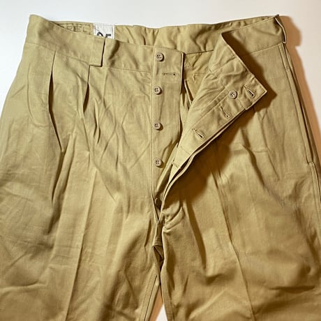 1950〜60's French Army M-52 Chino Trousers Deadstock