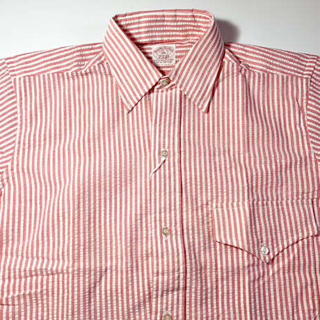 1970's〜 Brooks Brothers Seersucker S/S Shirt Deadstock