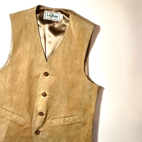 1980's L.L.Bean Suede Leather Vest