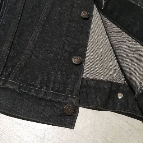 1980's Levi's 70506 Black Denim Jacket